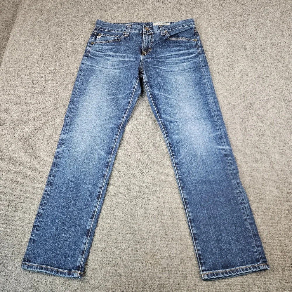 AG Adriano Goldschmied The Ex-Boyfriend Slim Jeans 26R Blue Medium Wash Slouchy